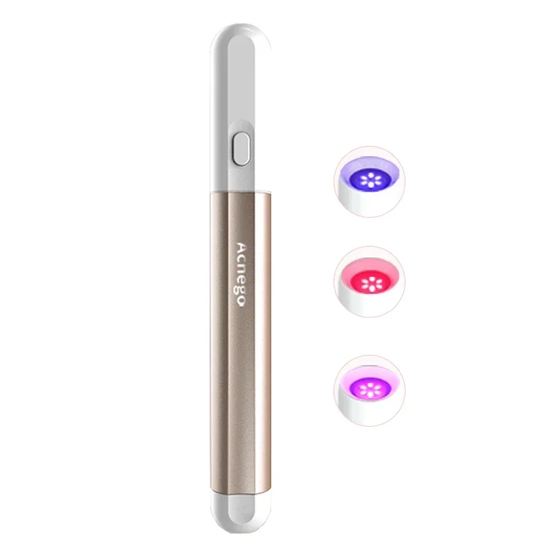 Blue Light Therapy Pen Acne Spot - ปากกาบำบัดด้วยแสง LED รุ่น 2026/Portle เครื่อง PDT