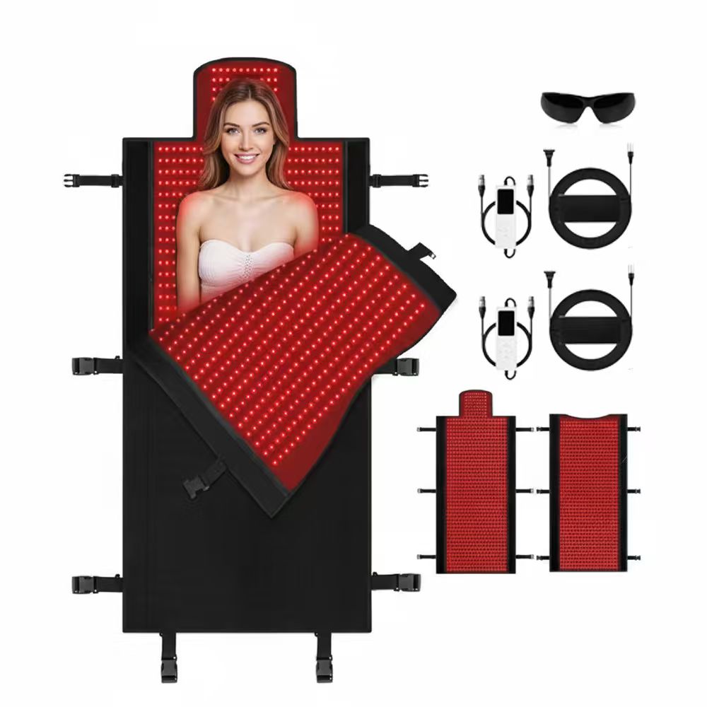 Led Light Therapy Bed Full Body - ถุงนอนบำบัดด้วยแสงสีแดงแบบเต็มตัว 2570 หลอด LED ระดับมืออาชีพ สำหรับการดูแลสุขภาพและการฟื้นฟู