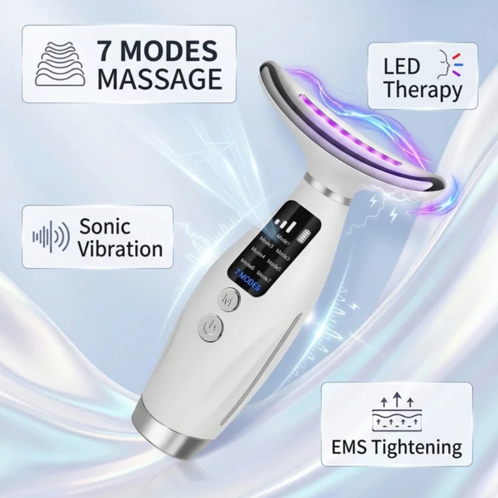 เครื่องนวดยกกระชับผิวหน้าและลำ - Photon Light Therapy Device Skin บทวิจารณ์และราคา