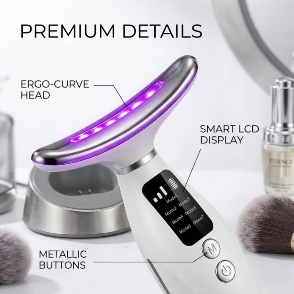 เครื่องนวดยกกระชับผิวหน้าและลำ - Photon Light Therapy Device Skin บทวิจารณ์และราคา