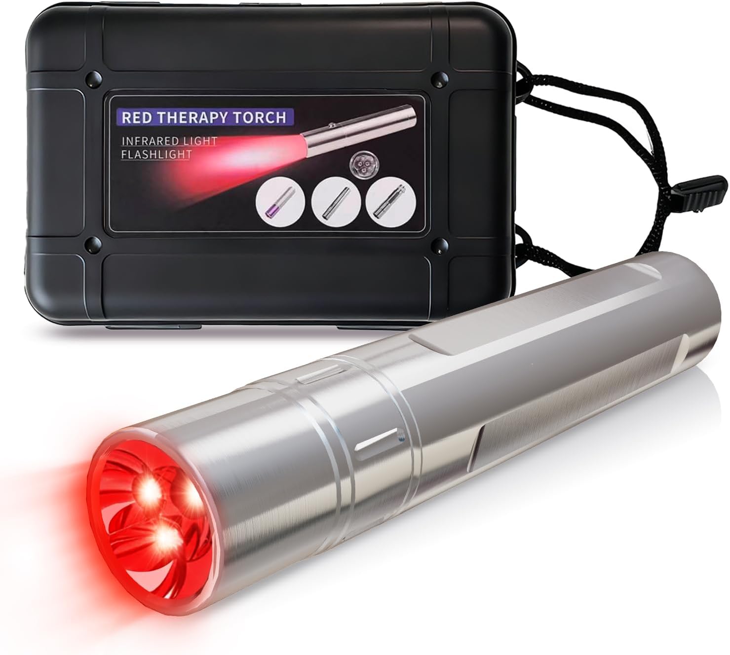 เครื่องบำบัดด้วยแสงสีแดงแบบมือ - Red Light Therapy Torch 660Nm บทวิจารณ์และราคา