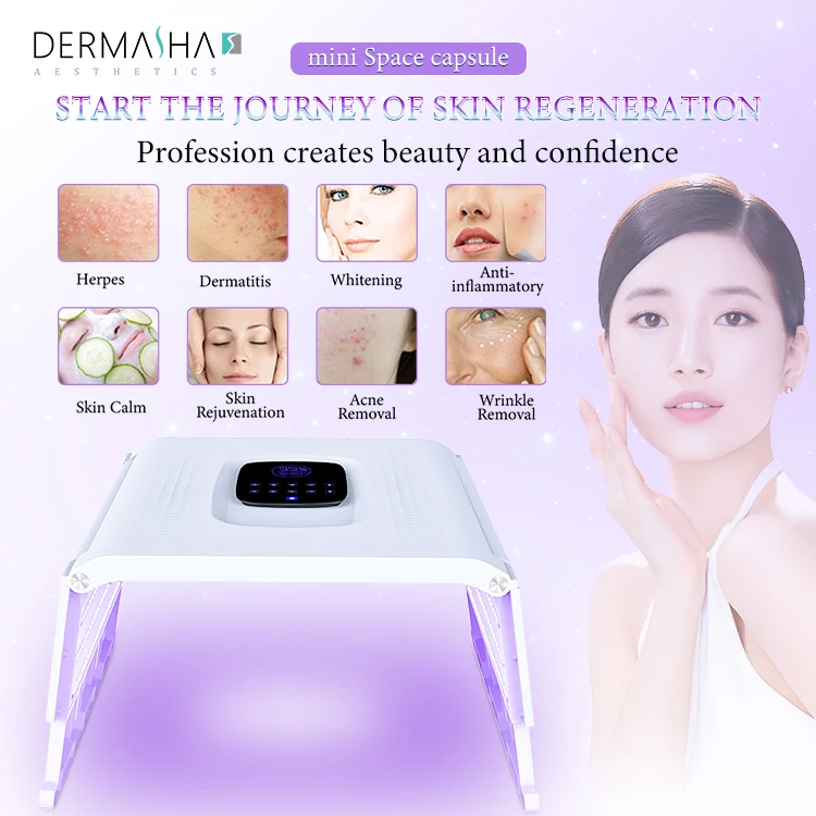 เครื่องบำบัดผิวหน้า PDT 7 สี ป - Led Face Mask Phototherapy Acne บทวิจารณ์และราคา