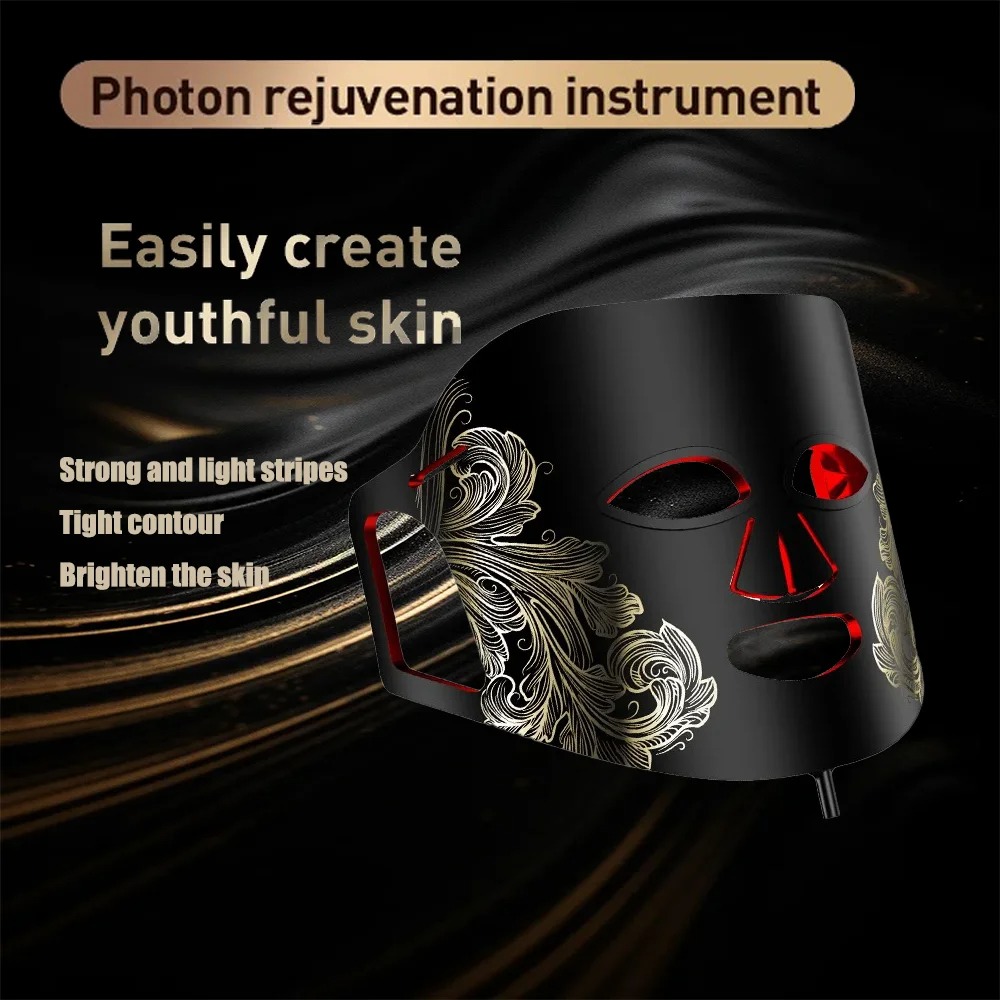 มาส์กหน้าซิลิโคนพร้อมไฟ LED ช่ - Led Face Mask Phototherapy Acne บทวิจารณ์และราคา
