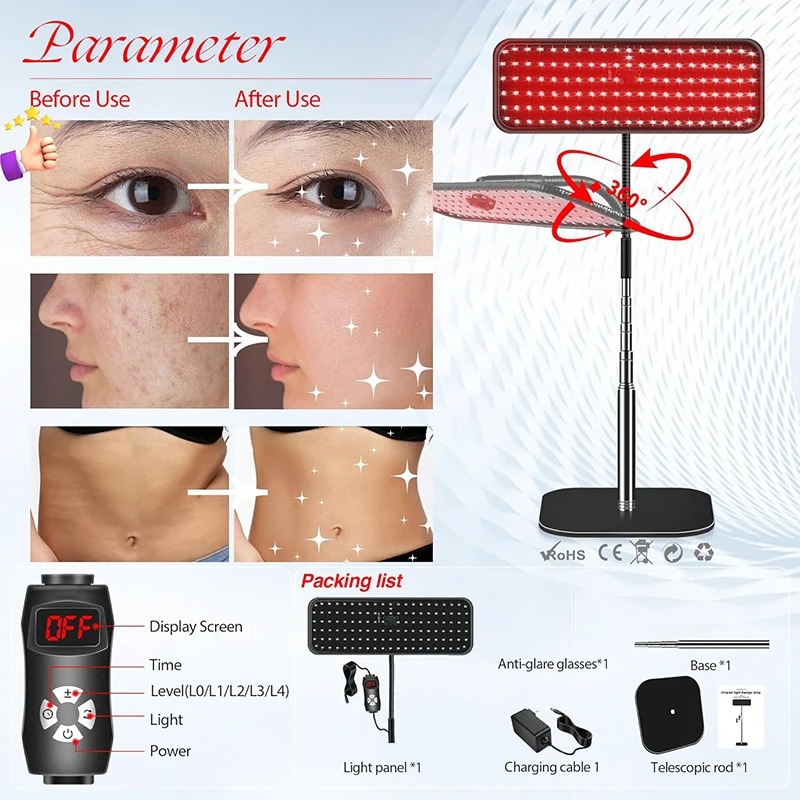 อุปกรณ์แสงอินฟราเรด 660 นาโนเม - Red Light Therapy Torch 660Nm บทวิจารณ์และราคา