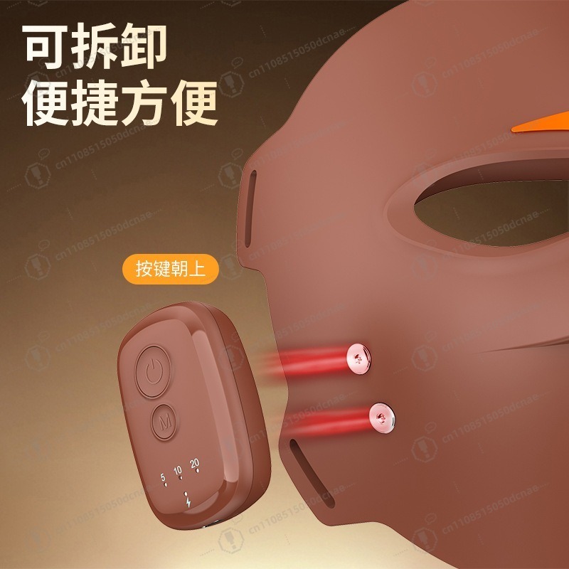 หน้ากาก LED ไร้สายสำหรับบำบัดผ - Silicone Led Face Mask Wireless บทวิจารณ์และราคา