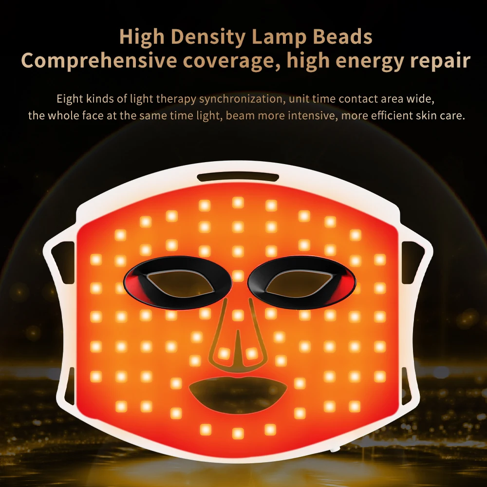 หน้ากาก LED ซิลิโคนไร้สาย 8 สี - Silicone Led Face Mask Wireless บทวิจารณ์และราคา