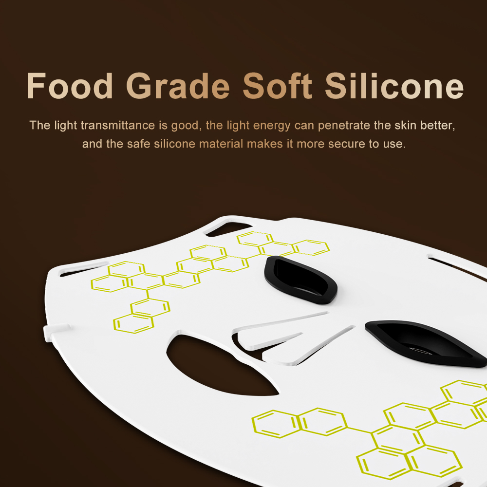 หน้ากาก LED ซิลิโคนไร้สาย 8 สี - Silicone Led Face Mask Wireless บทวิจารณ์และราคา