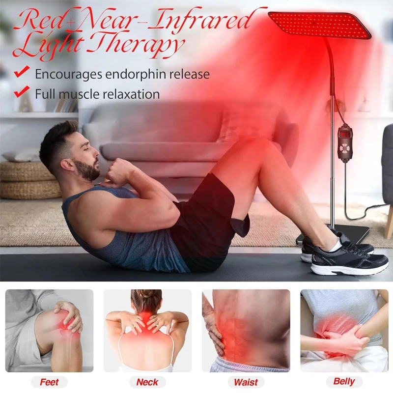 ใกล้อินฟราเรดแผง 660nm 850nm ส - Red Light Therapy Panel 660 850 บทวิจารณ์และราคา
