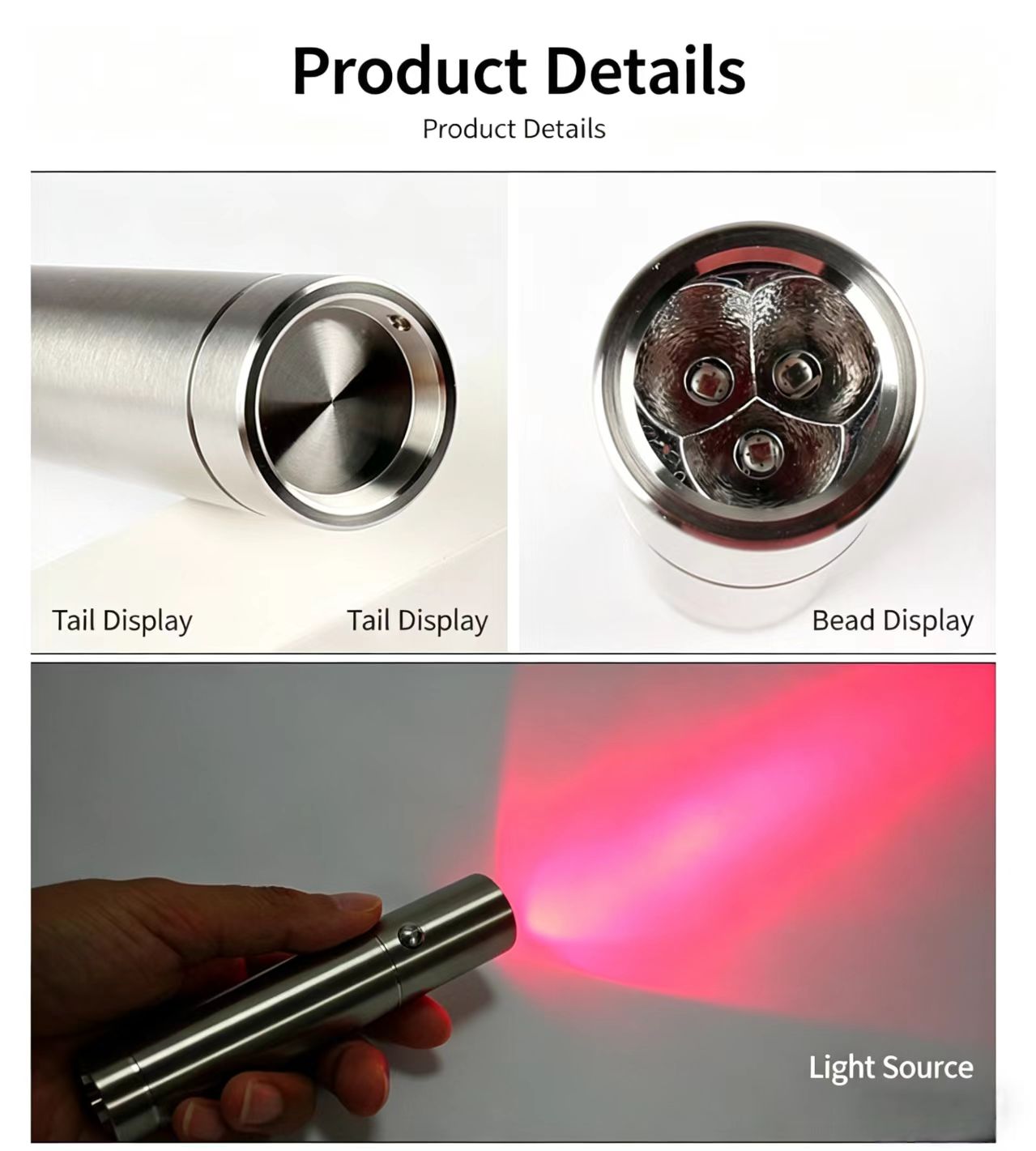 ไฟฉายบำบัดด้วยแสงอินฟราเรด 850 - Red Light Therapy Torch 660Nm บทวิจารณ์และราคา