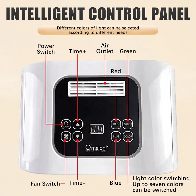 แบบพกพา PDT Spectrometer 7 สี  - Led Light Therapy Face Mask 7 Color บทวิจารณ์และราคา