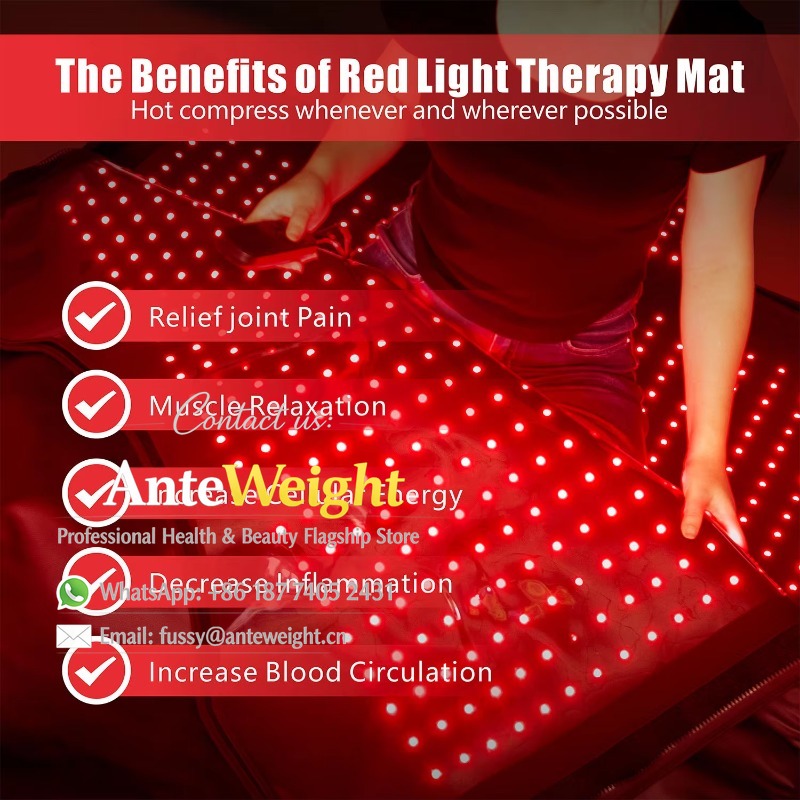 ผ้าห่มบำบัดด้วยแสงสีแดงแบบสองค - Led Light Therapy Bed Full Body บทวิจารณ์และราคา