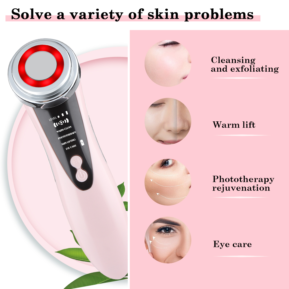 เครื่องนวดหน้า EMS LED Light T - Photon Light Therapy Device Skin บทวิจารณ์และราคา