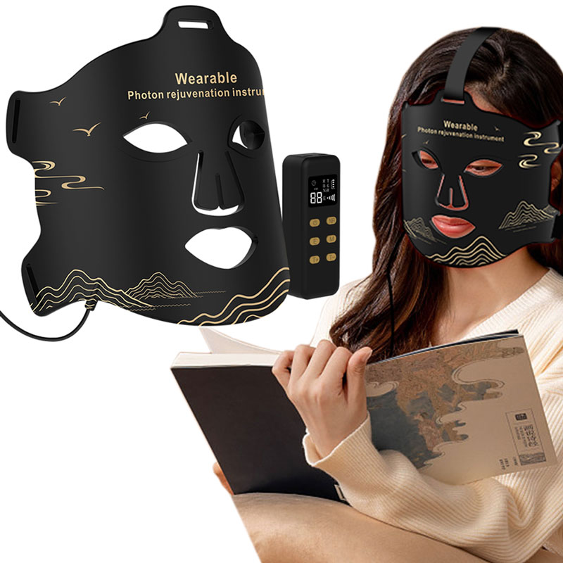 4 สีฟื้นฟูผิว Anti-Aging สีแดง - Red Light Therapy Mask Near Infrared บทวิจารณ์และราคา