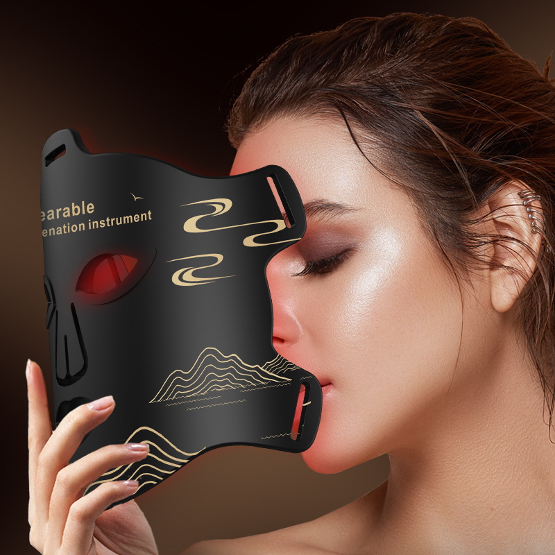 4 สีฟื้นฟูผิว Anti-Aging สีแดง - Red Light Therapy Mask Near Infrared บทวิจารณ์และราคา