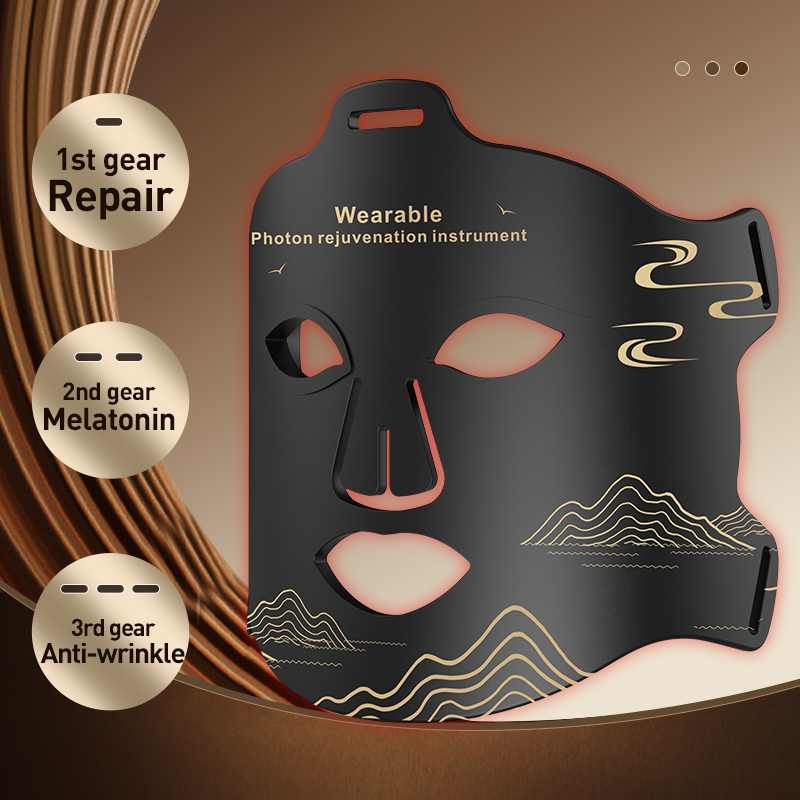 4 สีฟื้นฟูผิว Anti-Aging สีแดง - Red Light Therapy Mask Near Infrared บทวิจารณ์และราคา